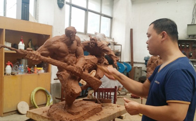 弘美雕塑受邀參與河南抗日戰爭雕塑創作邀請展