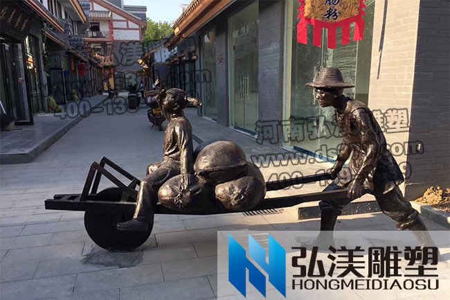商業(yè)步行街場景雕塑、性價比高的雕塑廠