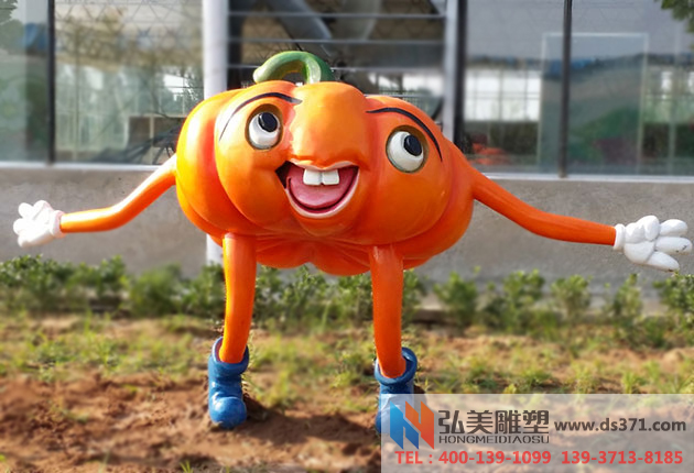 農業雕塑場景/蔬菜卡通雕塑